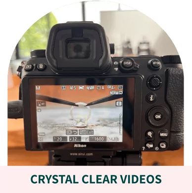 Crystal clear videos